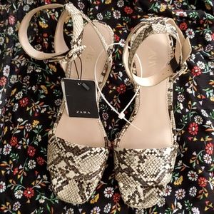NWT Zara Wedge Shoes